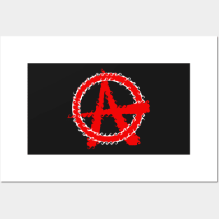 Vintage Anarchy Symbol Posters and Art